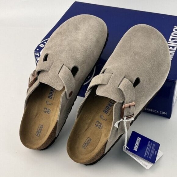 Birkenstock Boston Suede Leather - Taupe Women - Picture 6 of 6